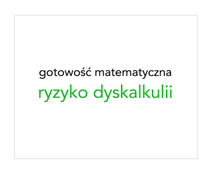 Skala Gotowości Matematycznej i Ryzyka Dyskalkulii - Arkusze - "Puzzle" (25 szt.)  i "Rakieta" (25 szt.)