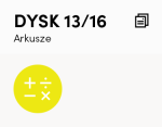 Dyskalkulia 13/16 - Arkusze